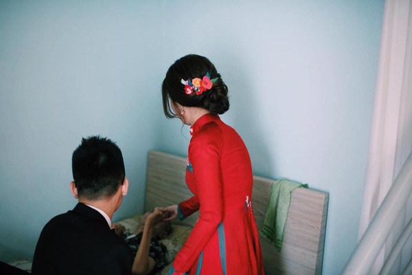 Áo dài thêu giúp cô dâu Việt đẹp nhất mùa cưới 2016