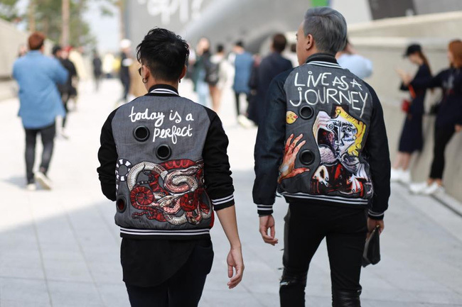 Châu Bùi & Cao Minh Thắng ton-sur-ton, Min diện quần "một mất một còn" tại Seoul Fashion Week ngày 3