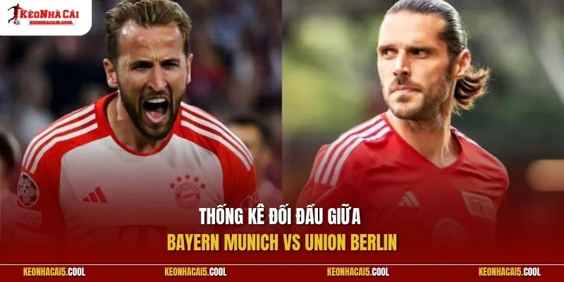 Thống kê đối đầu giữa Bayern Munich vs Union Berlin